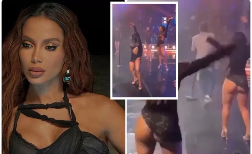 SEM CALCINHA? Bailarinas de Leonardo dançam seminuas e internautas relembram polêmica com Anitta