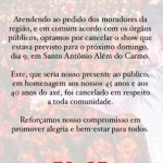 Banda Eva cancela show gratuito no Santo Antônio Além do Carmo após manifestação de moradores