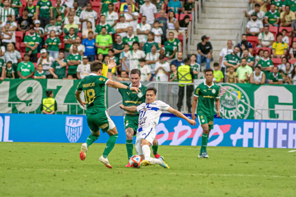 Em jogo muito disputado, Água Santa e Palmeiras empatam na Arena BRB