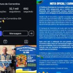 Mesmo após decisão judicial proibindo festejo, prefeito de Correntina garante carnaval na cidade