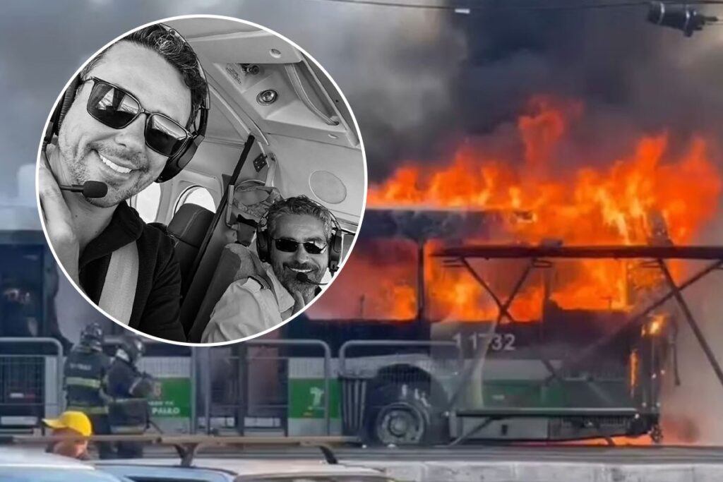 Avião cai em avenida da zona oeste de São Paulo