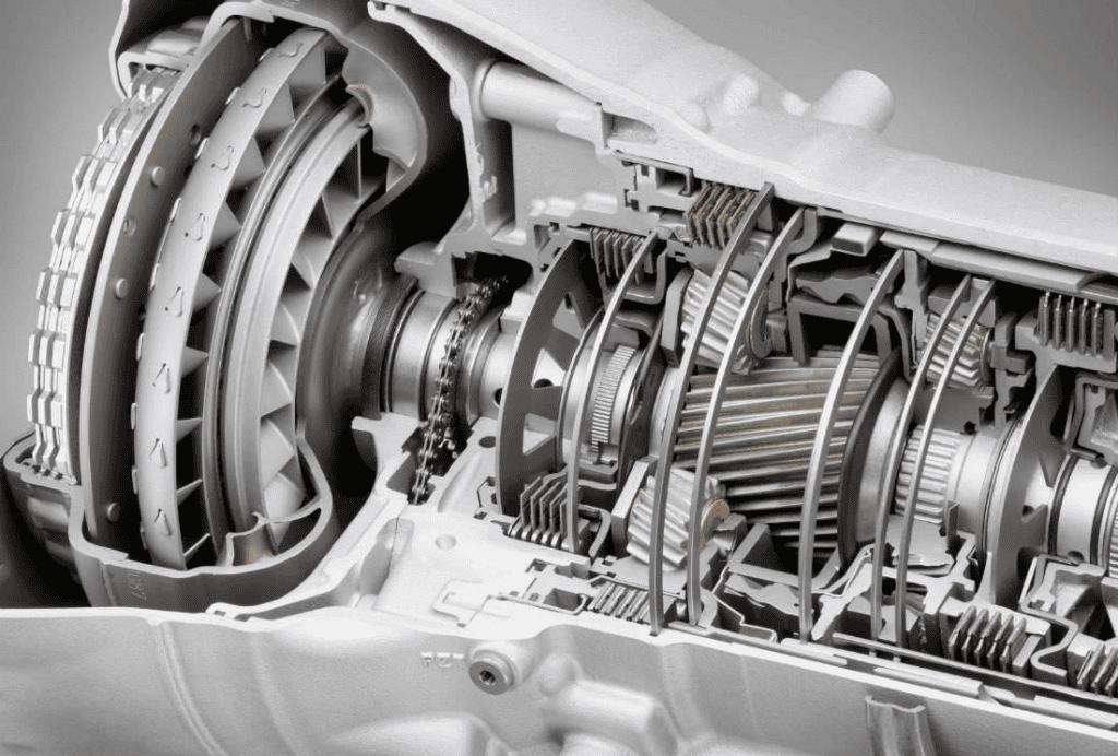 imagem interna de um câmbio automático