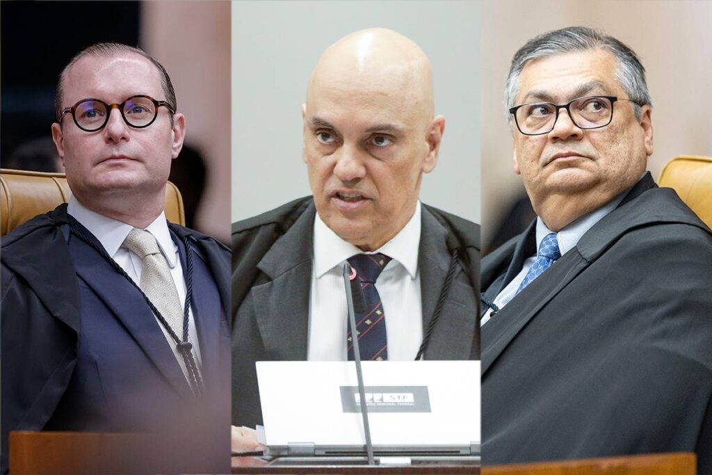 Trama golpista: STF já tem 3 votos contra afastar Zanin, Dino e Moraes