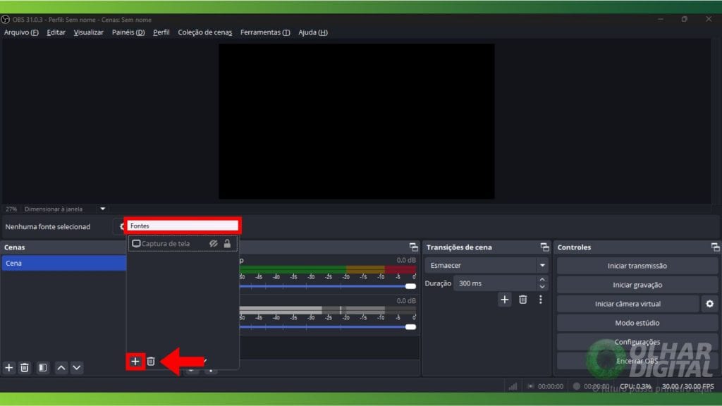 Gravando com OBS Studio