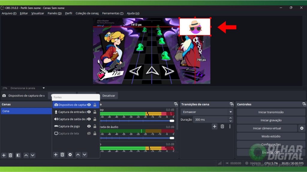 Gravando com OBS Studio