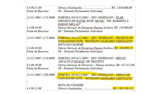 Reprodução do Diário Oficial de Morungaba