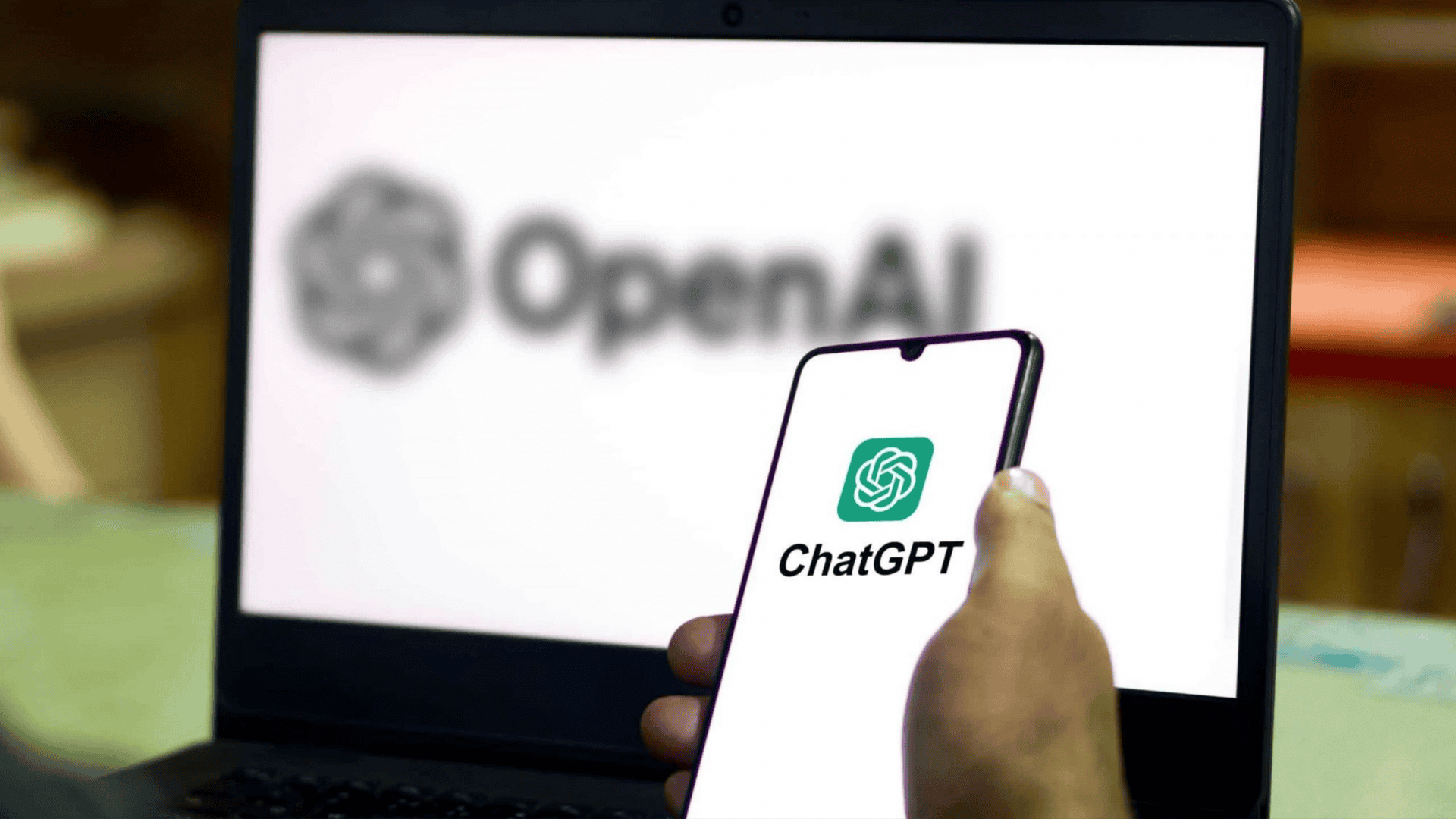 Logo do ChatGPT e da OpenAI