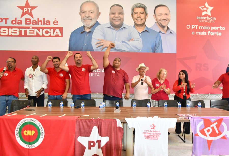 PT-BA: Resistência Socialista reúne cerca de 800 militantes e firma apoio a Edinho Silva e Manoel Porfírio