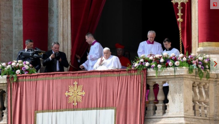 VÍDEO: “Não há paz sem liberdade”, diz papa Francisco em bênção de Páscoa