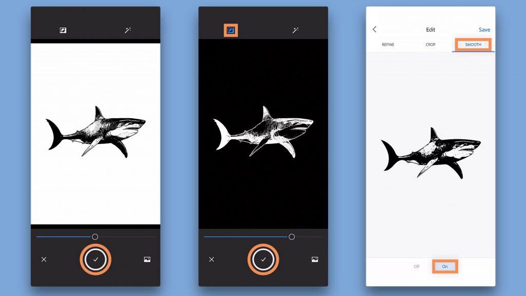 imagem mostra as linhas de um desenho sendo capturadas enquanto o background é excluído