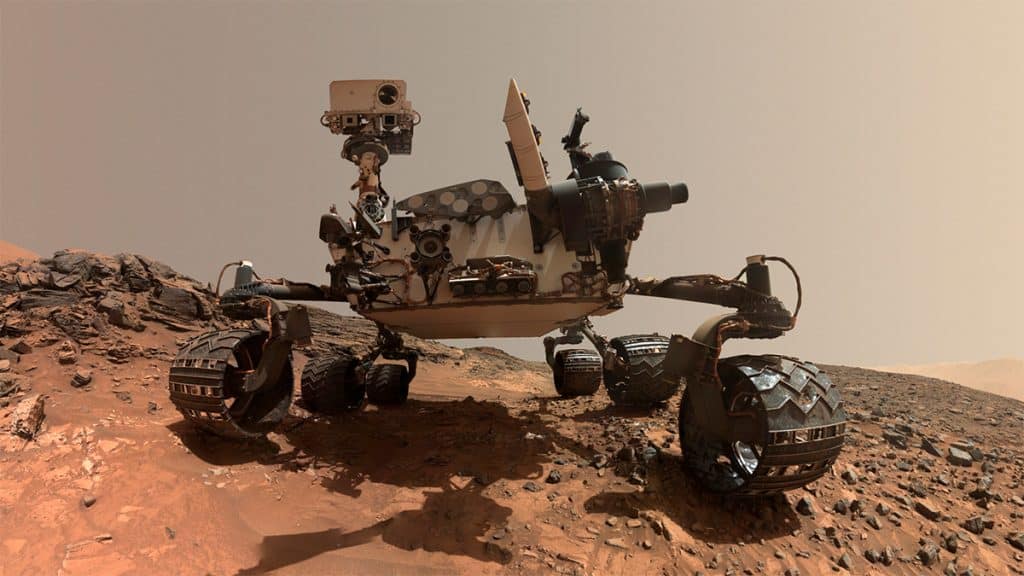 Curiosity, rover da NASA, em Marte