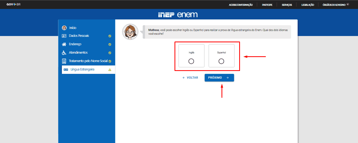 Passo 11 para se inscrever no Enem 2025