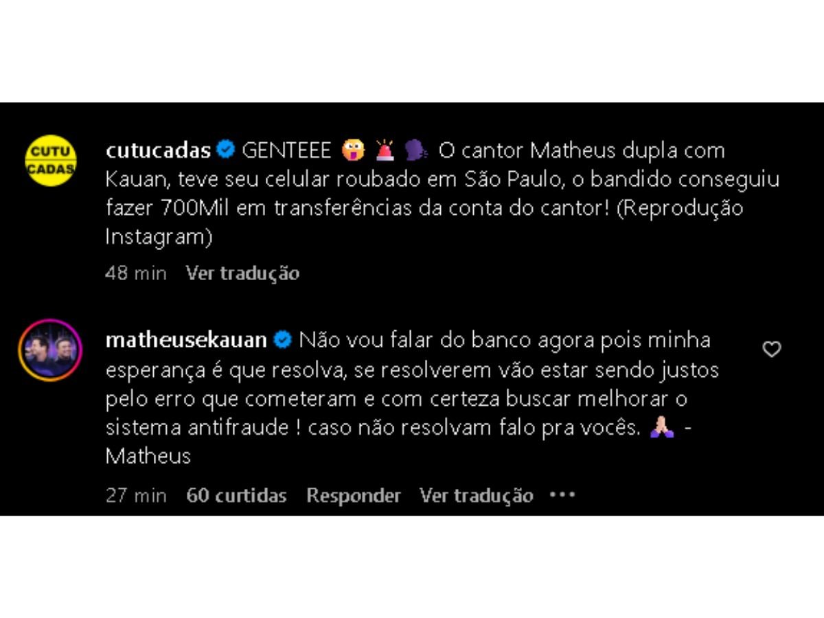 Reprodução: Instagram Reprodução: Instagram