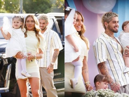 Virginia e Zé Felipe chegam juntos ao aniversário de 4 anos de Maria Alice