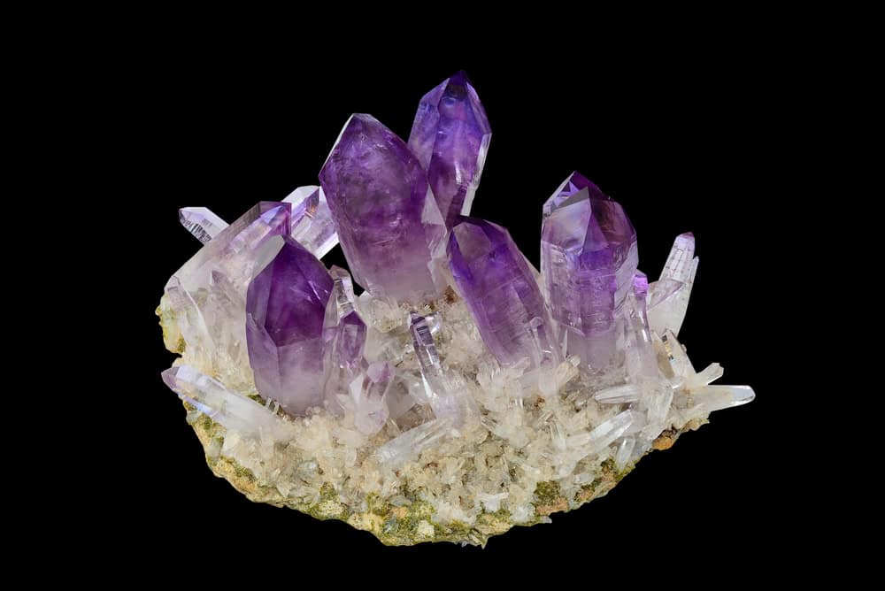 Exemplar de ametista de Veracruz.