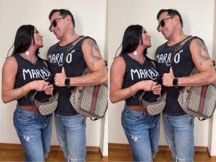 Gretchen celebra 5 anos com Esdras e alfineta haters: “Nossa conexão incomoda”
