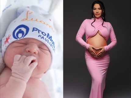 Após o parto, Raissa Barbosa revela o rosto do filho caçula, afilhado de Jojo Todynho