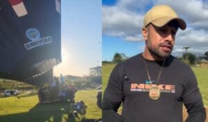 Piloto mandou passageiros pularem para salvar vidas em queda de balão em SC, diz policial