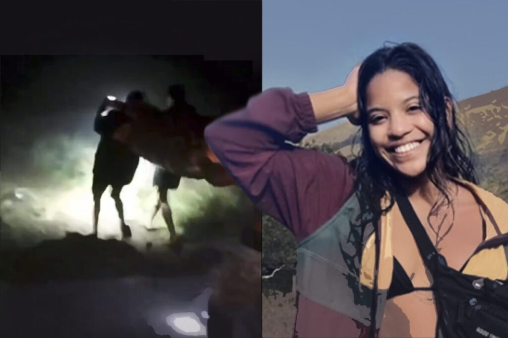 Corpo de brasileira é retirado de vulcão na Indonésia após 5 dias