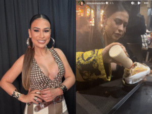 Gente como a gente! Simone Mendes come “podrão” após se apresentar