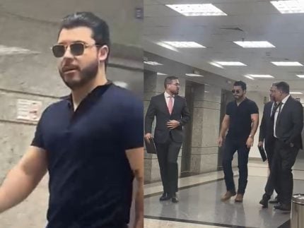 Murilo Huff comparece à audiência sobre guarda do filho com Marília Mendonça