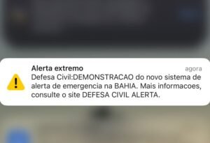 Teste do novo sistema Defesa Civil provoca alerta sonoro em celulares de Salvador