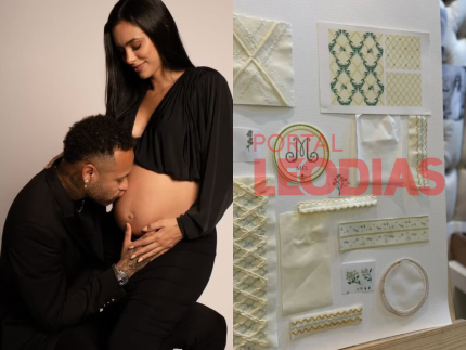 Porta da maternidade, quarto e identidade visual: Confira os detalhes do nascimento de Mel