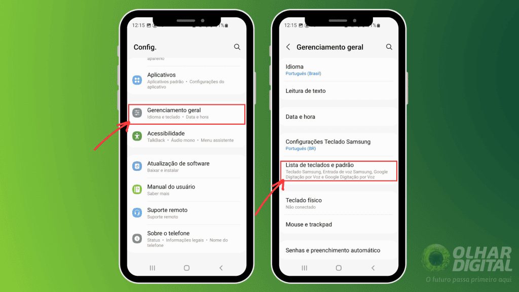 Como usar a digitação por voz no Samsung (passo 2)/Olhar Digital