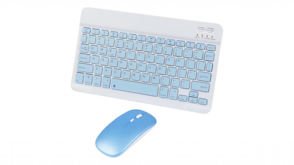 Combo Teclado e Mouse Bluetooth Ultrafino e Recarregável
