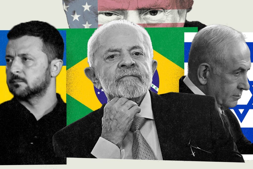 Brasil enfrenta problemas com Ucrânia e Israel enquanto lida com EUA