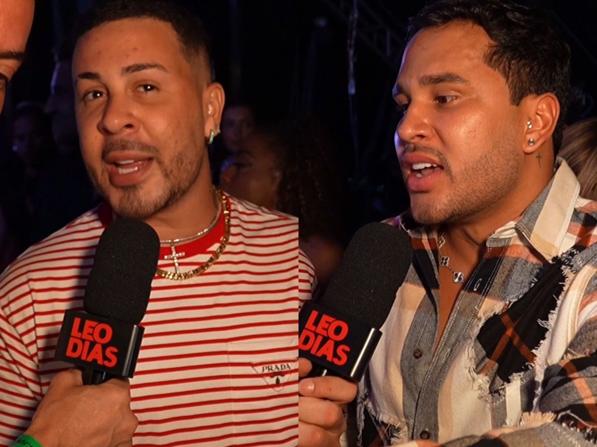 Carlinhos Maia e Lucas Guimarães em entrevista para LeoDias (Portal LeoDias) Carlinhos Maia e Lucas Guimarães em entrevista para LeoDias (Portal LeoDias)