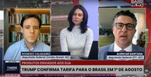 Deputado bolsonarista bate-boca ao vivo com apresentadora que responde: “Me respeite”