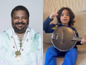 Neto de Arlindo Cruz prestar homenagem emocionante ao avô: “Virou uma estrelinha”