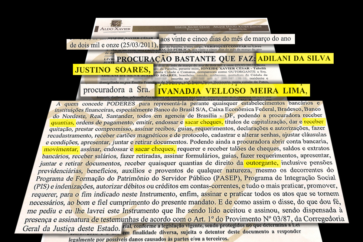 Procuração Adilani da Silva Justino Soares