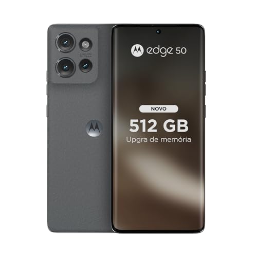 Smartphone Motorola Edge 50 5G - 512GB 24GB (12GB RAM+12GB Ram Boost) 50MP Sony Camera Moto AI Ultrarresistencia militar - Grey