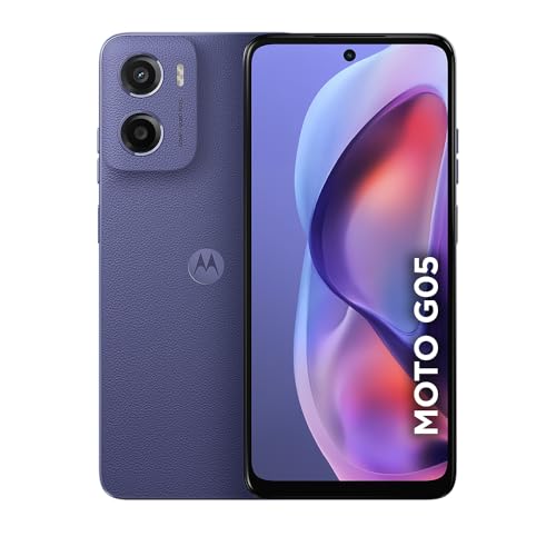 Smartphone Motorola Moto g05-128GB 12GB Ram Boost e Camera 50MP com AI Bateria de 5200 mAh Tela 6.7
