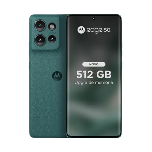 Smartphone Motorola Edge 50 5G - 512GB 24GB (12GB RAM+12GB Ram Boost) 50MP Sony Camera Moto AI Ultrarresistencia militar - Green