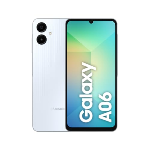 Smartphone Samsung Galaxy A06 128GB, 4GB RAM, Processador Octa-Core, Bateria de 5000mAh, Tela Infinita de 6.7
