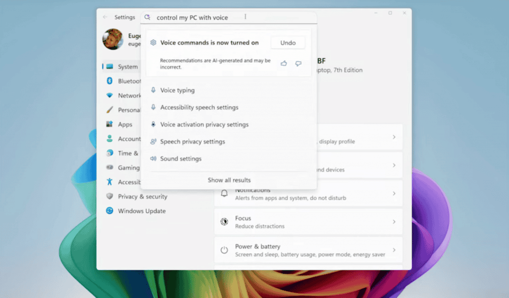 windows 11 IA arquivo