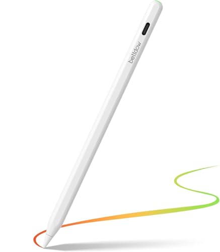 Caneta Pencil Para Apple iPad Sensível à Inclinação, Rejeição de Palma da mão e Display de Bateria acompanha, for iPad 10/9/8/7/6th Gen, Air 11