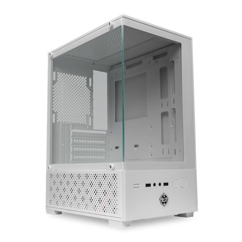 Gabinete Gamer TGT Legion | Mini-Tower | Branco | Vidro Temperado Frontal e Lateral | Branco | TGT-LGN-WH