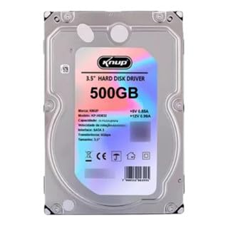 HD Interno 500 GB SATA III 6 Gb/s 7200 RPM 3,5″ Compatível com Desktop, PC Gamer, DVR/CFTV Armazenamento de Fotos/Vídeos/Backup