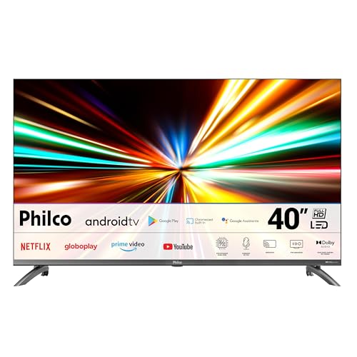 Smart TV 40” Philco LED Android TV Dolby Audio PTV40M9GACGB