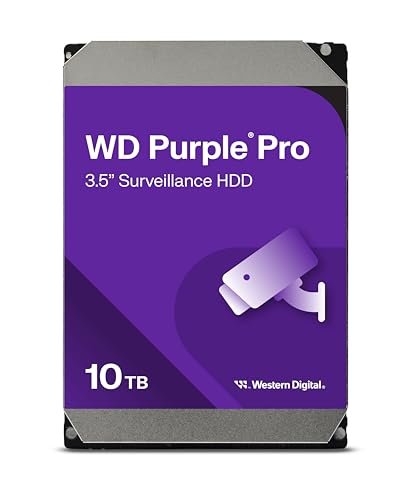 HDD WD PURPLE 10 TB PARA SEGURANCA/VIGILANCIA/DVR - WD102PURP