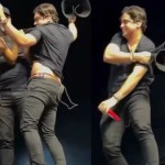 Fã invade palco e morde Natanzinho Lima em show: “Você está me machucando”