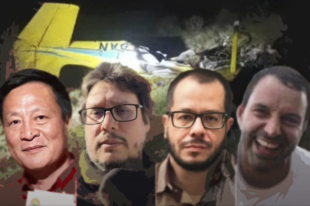 MS: arquiteto chinês e cineastas estão entre mortos em queda de avião