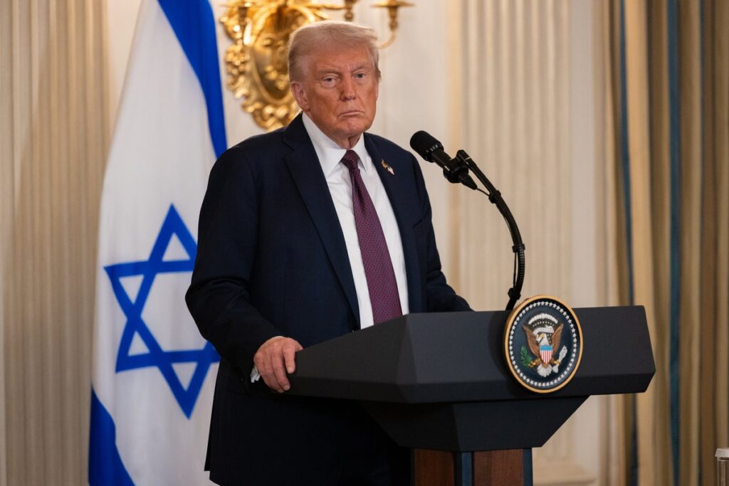 Trump diz que Israel e Hamas assinaram primeira fase do acordo de paz