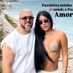 Namorada de Belo, Rayane Figliuzzi explica por que o cantor não posta fotos do casal