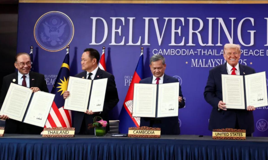 “Acordo Histórico”: Trump Assina Tratado de Paz entre Tailândia e Camboja no Início de Sua Gira Asiática na Malásia