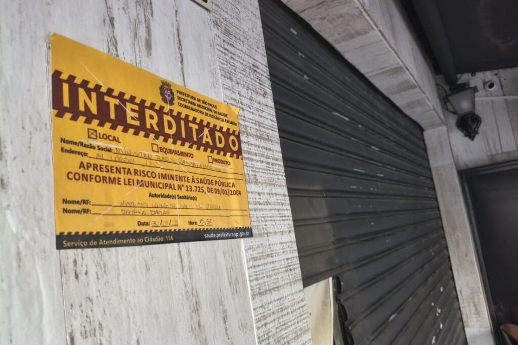 Intoxicação por metanol: Vigilância Sanitária fecha bar nos Jardins